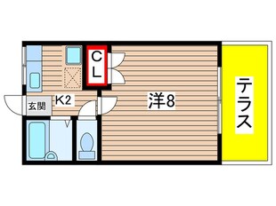 メゾン山喜の物件間取画像